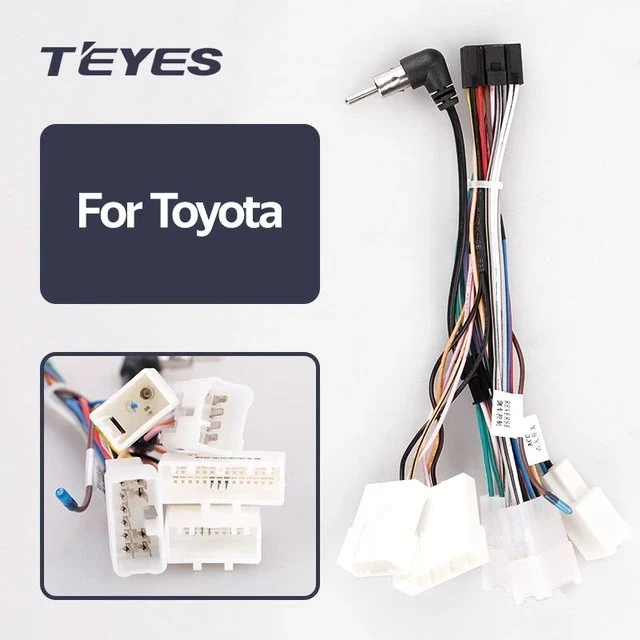 Проводка питания TEYES для Toyota для подключения Android ГУ
