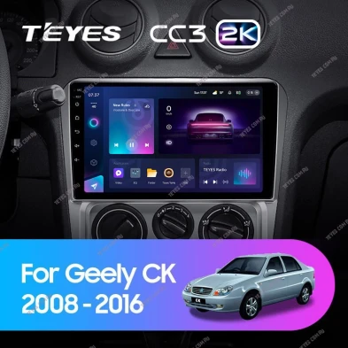 Штатная магнитола Teyes CC3 2K 6/128 Geely CK (2008-2016)